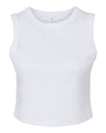 BELLA + CANVAS® Women's Micro Rib Muscle Crewneck Sleeveless Crop Tank - 1013