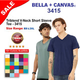 BELLA + CANVAS® Triblend V-Neck Short Sleeve Tee