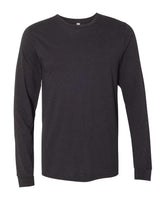 BELLA + CANVAS® Heather CVC Crewneck Long Sleeve Tee