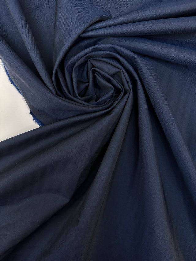 Virgin Wool Woven Blue-Black