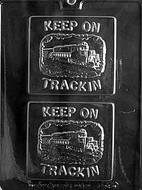Train Greeting Card Chocolate Mold - LPJ094