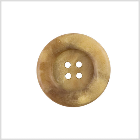 Yellow Plastic Button - 40L/25.5mm