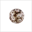 Brown Clear Plastic Button - 36L/23mm
