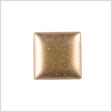 Square Plastic Shank Back Button - 32L/20mm - Gold