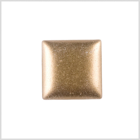 Square Plastic Shank Back Button - 32L/20mm - Gold