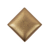 Square Plastic Shank Back Button - 44L/28mm - Gold