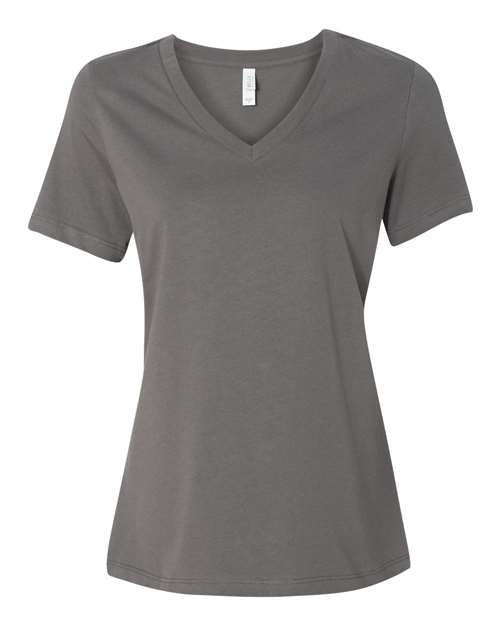 BELLA + CANVAS® Women Relaxed Jersey V Neck Short Sleeve T-Shirt