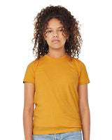 BELLA + CANVAS® Triblend Crew Neck Short Sleeve Tee Shirt For Youth - 3413Y