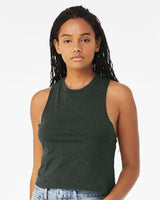 BELLA + CANVAS® Women's Racerback Crewneck Crop Tank - 6682