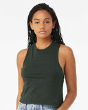 BELLA + CANVAS® Women's Racerback Crew Neck Crop Tank Top