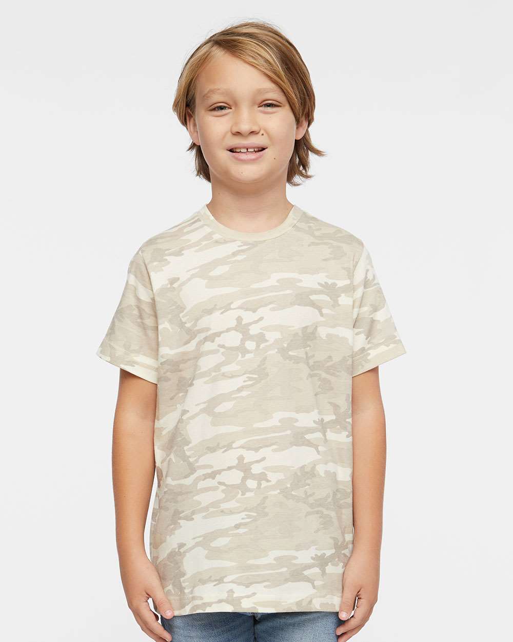 Youth Fine Jersey Crewneck Short Sleeve Tee