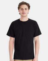Hanes® Essential-T Pocket Crewneck Short Sleeve T-Shirt