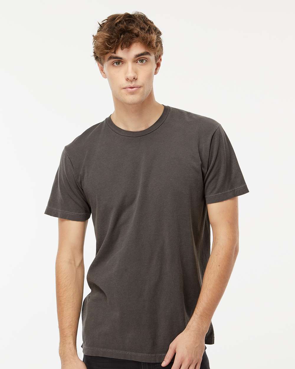 Vintage Garment-Dyed Crewneck Short Sleeve T-Shirt