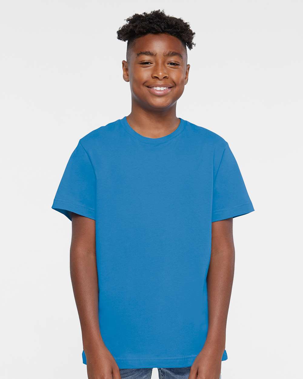 LAT® Youth Fine Jersey Crewneck Short Sleeve Tee