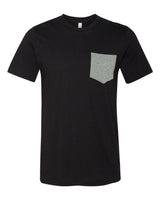 BELLA + CANVAS® Jersey Pocket Crewneck Short Sleeve Tee - 3021