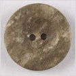 Plastic 2-Hole Button - 40L/25.5mm - Warm Gray and Beige Mottled Stone-Look