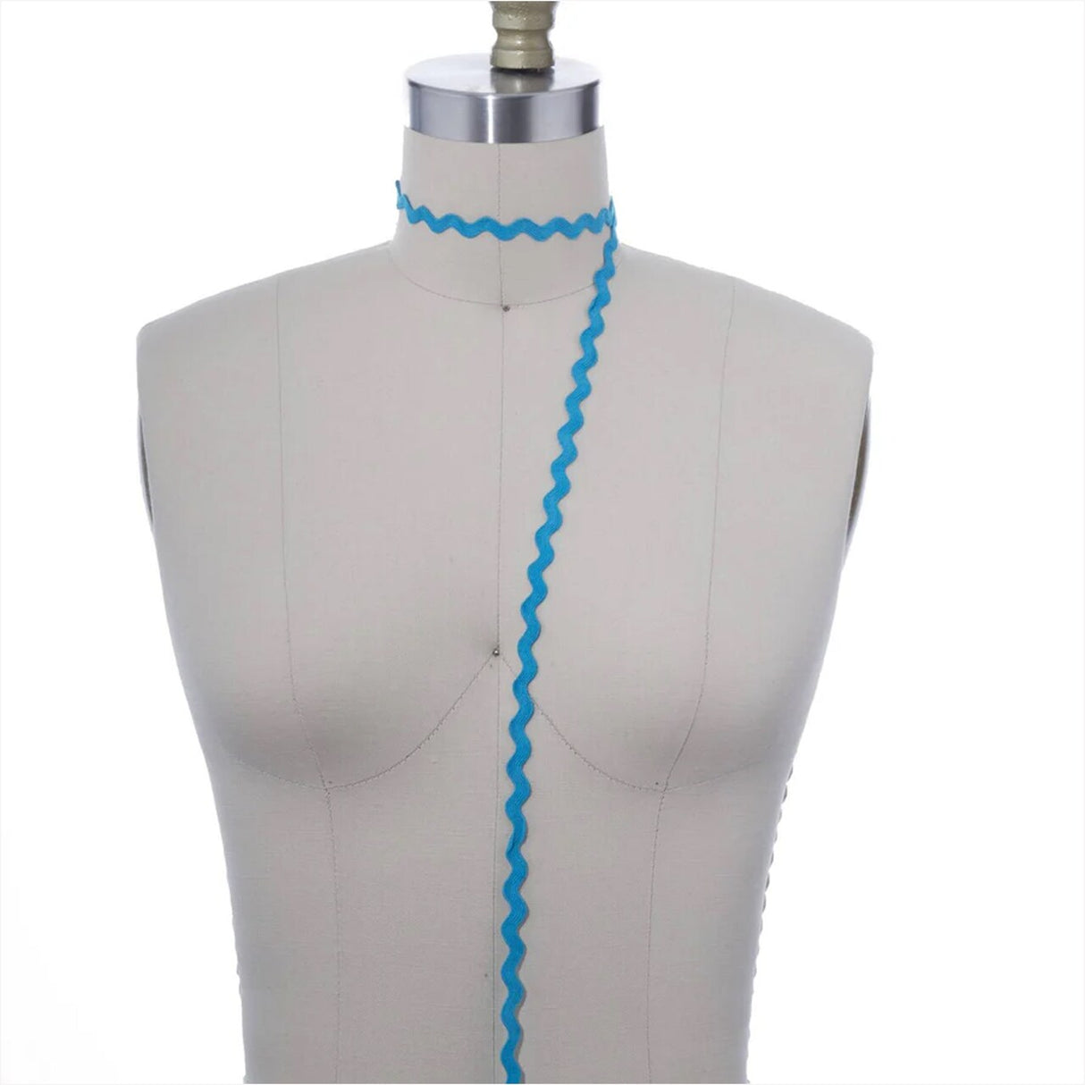 3 Yards Aqua Blue Ric Rac Ribbon Trim Decorative Zigzag Ribbon for Crafts & Sewing