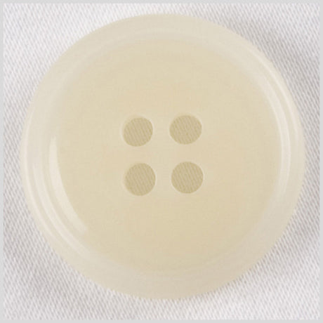 Plastic 4-Hole Button - 32L/20mm - Ivory