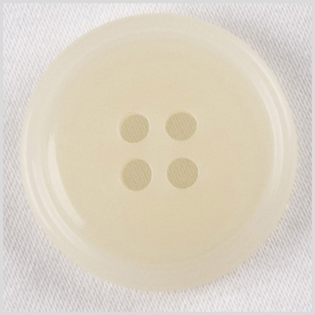 Plastic 4-Hole Button - 32L/20mm - Ivory