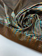 Lurex Polyamide Woven Stripe Fabric