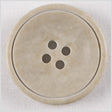 Plastic 4-Hole Button - 36L/23mm - Gray and Beige Stone-Look with Engraved Ring