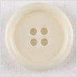 White Plastic Button - 28L/18mm