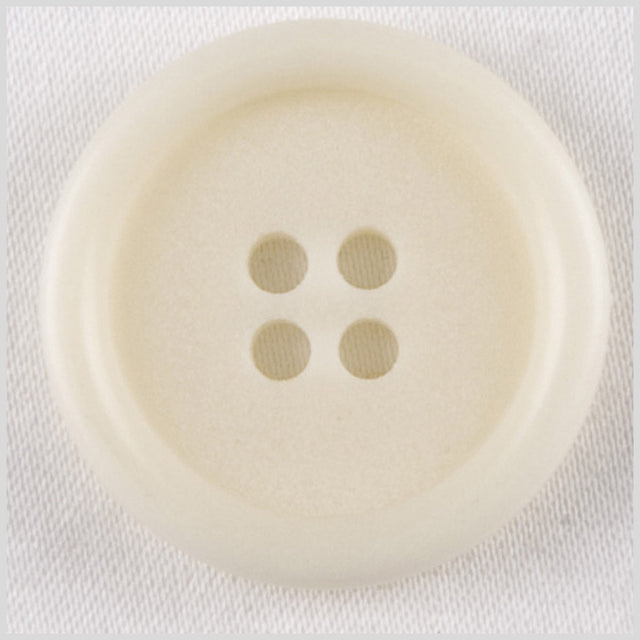 White Plastic Button - 28L/18mm