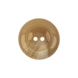 Beige and White Swirl Rolled Rim 2-Hole Plastic Button - 35L/22mm