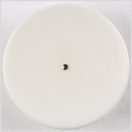 White Plastic Button - 54L/34mm