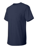 Hanes® Authentic Crewneck Short Sleeve Pocket T-Shirt