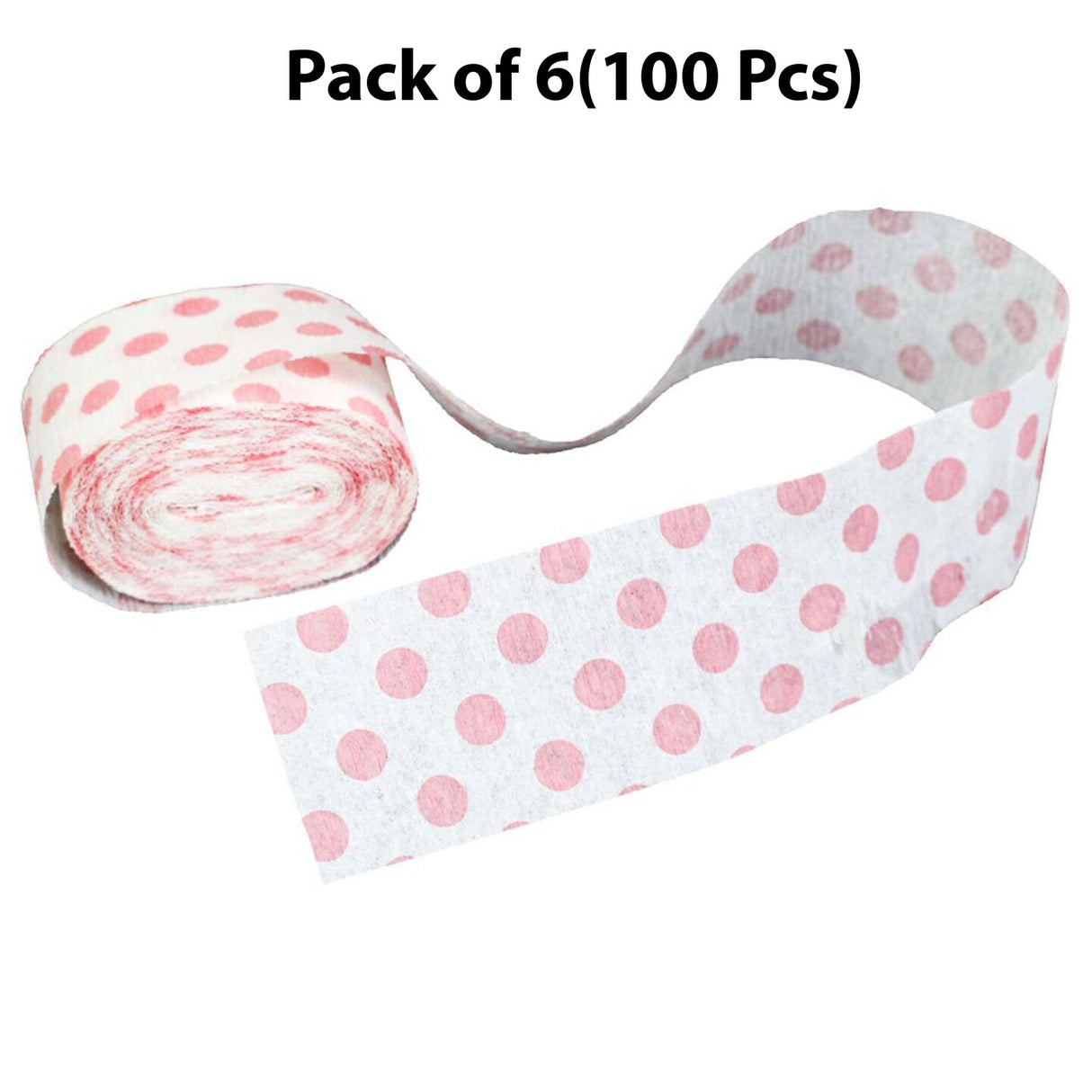 Polka Dot Streamer Roll Pink 30 Feet