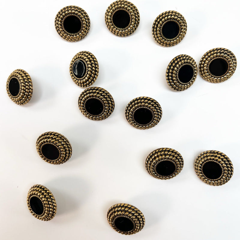 Golden Black Metal Sewing Notions