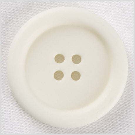 Plastic 4-Hole Button - 36L/23mm - White Tire Rim