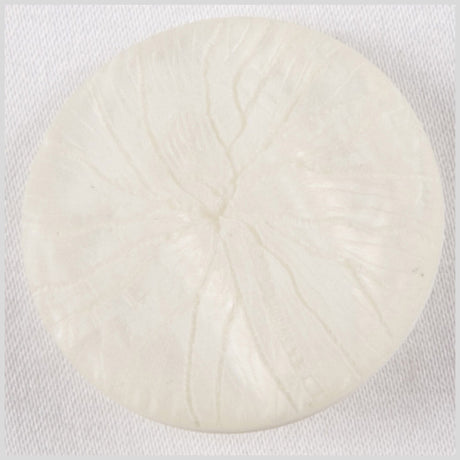 White Plastic Button - 44L/28mm