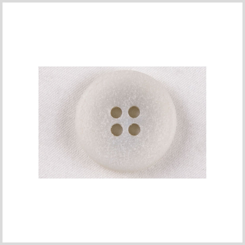 White Plastic Button - 32L/20mm