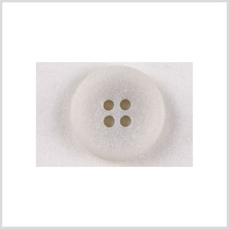 White Plastic Button - 32L/20mm