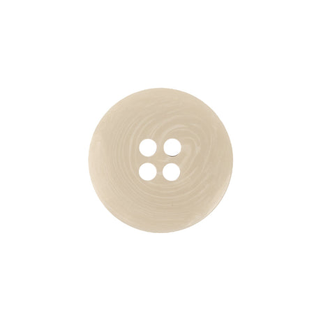 Ivory and White Tire Rim 4-Hole Plastic Button - 30L/19mm