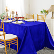 Rectangular Velvet Tablecloth 90x156 Royal Blue