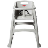 Rubbermaid FG781408PLAT Sturdy Chair High Chair without Wheels, Platinum