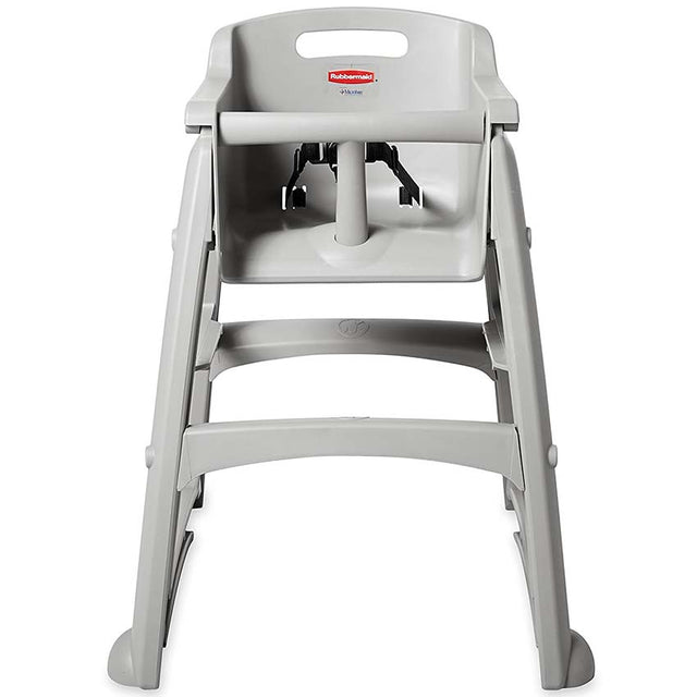 Rubbermaid FG781408PLAT Sturdy Chair High Chair without Wheels, Platinum