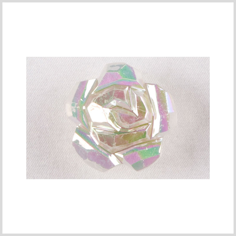 Clear AB Plastic Button - 24L/15mm