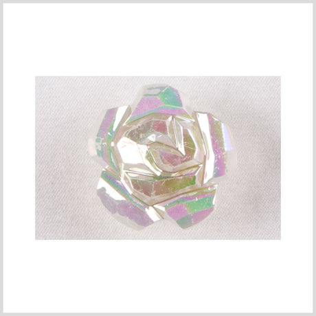 Clear AB Plastic Button - 24L/15mm