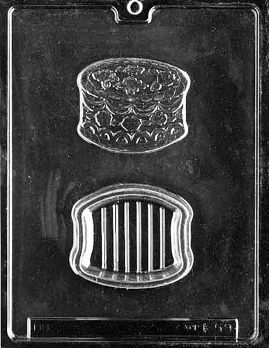 Birthday Cake Pour Box Chocolate Mold - LPK059