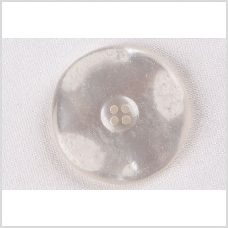 White Plastic Button - 50L/32mm