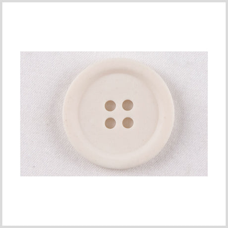 White Plastic Button - 32L/20mm