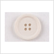 Plastic 4-Hole Button - 36L/23mm - White Rolled Rim
