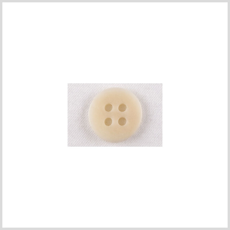Plastic 4-Hole Button - 36L/23mm - Matte Ivory