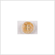 Plastic 4-Hole Button - 16L/10mm - Golden Beige and Ivory Rolled Rim