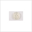 Plastic 2-Hole Button - 18L/11.5mm - Ivory Translucent Marble