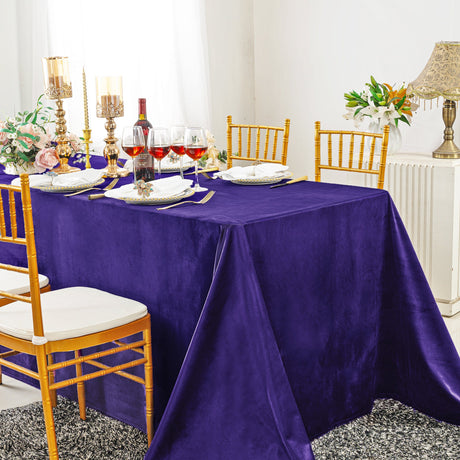 Seamless Rectangular Holland Velvet Tablecloth